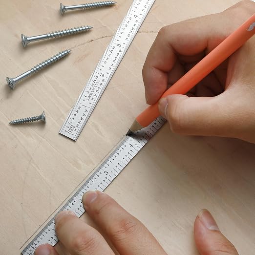 Mr. Pen- Machinist Ruler, 12 Inch, 2 Pack, Stainless Steel Imperial | Precision - Image 7