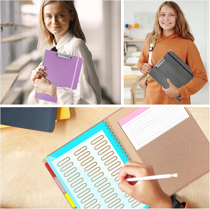 Clipboard Folio with Storage Clipboards Padfolio Notebook - Image 6