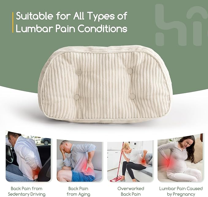 HIGOGOGO Lumbar Support Pillow for Recliner Chair/Accent Chair/Couch/Office - Image 7