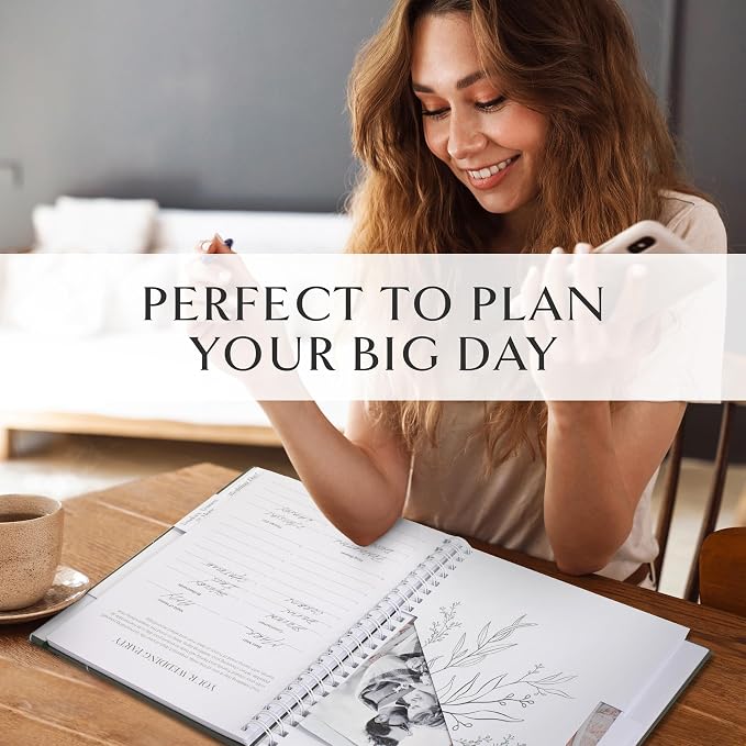 Beautiful Minimalistic Wedding Planner Book and Organizer - Image 4