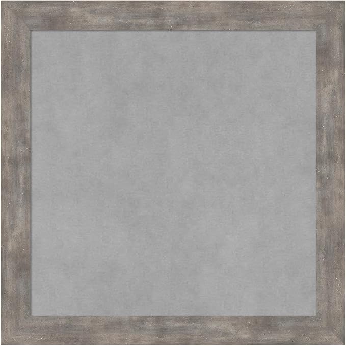 Amanti Art Silver Framed Magnetic Board 19x19 Small Vision Board by AmantiArt