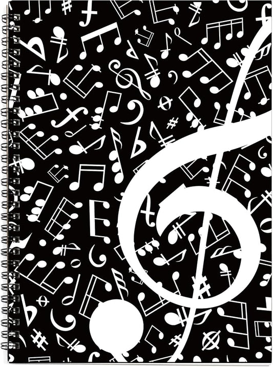 MAXCURY Blank Sheet Music Composition Manuscript Staff Paper Art Music Notebook by MAXCURY