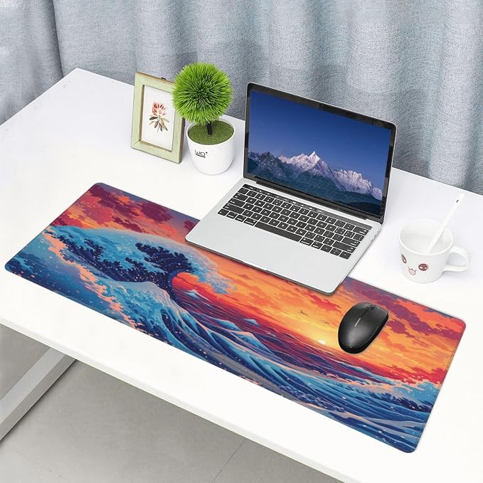 Gaming Mouse Pad Desk Pad, Extended Big Mouse Pad, 31.5x11.8 Inch Long Computer - Image 7