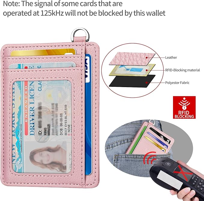 Slim Minimalist Front Pocket Wallet, RFID Blocking Credit Card Holder Wallet - Image 4
