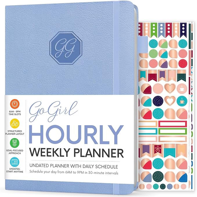 GoGirl Weekly Schedule Planner – Hourly Work & Life Planner by GoGirlPlanner