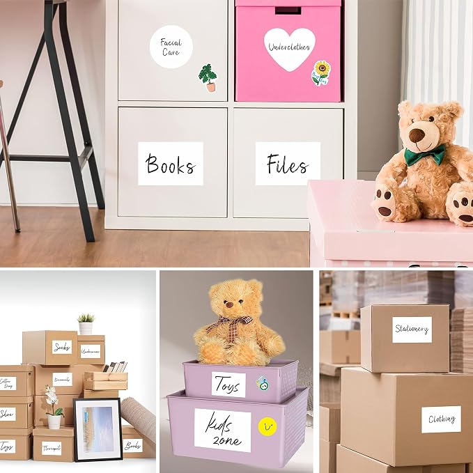 150 Large Size Removable Customizable Blank Labels, Water/Oil/Tear Resistant - Image 7