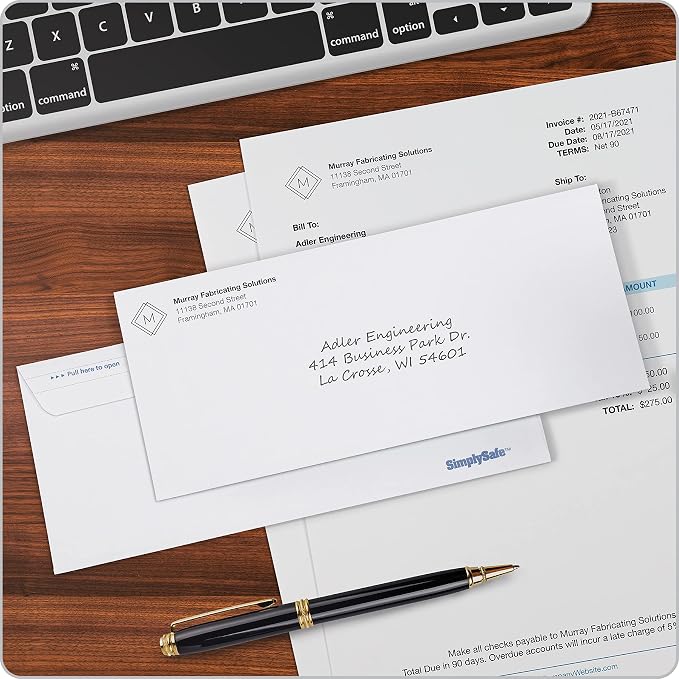 Columbian #10 Security Envelopes, 500 Pack, Self Seal Envelopes - Image 7