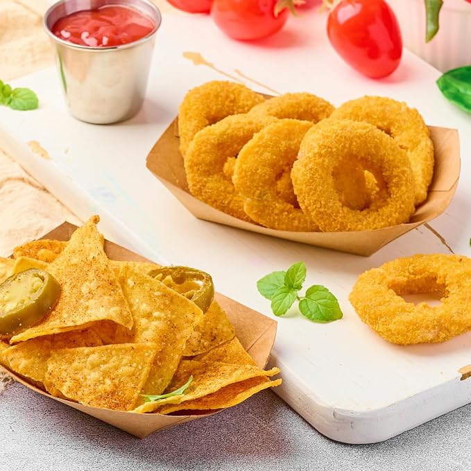 ZORRITA Mini Paper Food Trays, 1/4 Lb, 200 Pack, Disposable | Small, Serving - Image 5
