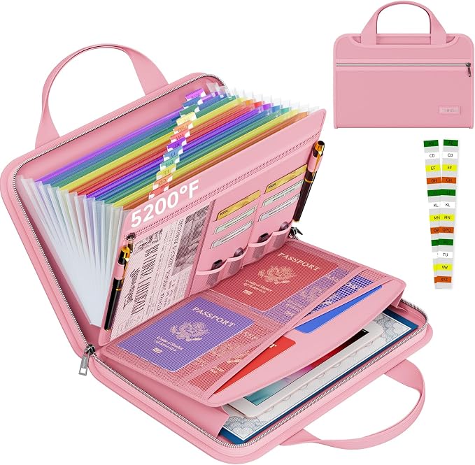 Tamfile Fireproof Accordion File Organizer by Tamfile