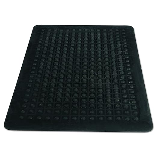 Guardian - 24030500 Flex Step Antifatigue Floor Mat, Rubber, 3'x5', Black-DeskLoop Office