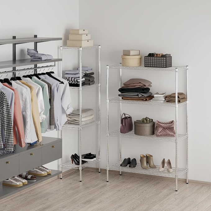 Regal Altair 18" Deep x 42" Wide x 64" Height Wire Shelving Kit | 4-Tier | NSF - Image 6