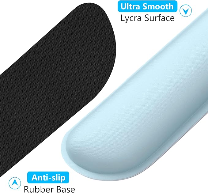 Dapesuom Enlarge Keyboard Wrist Rest, Memory Foam Wrist Cushion - Image 4