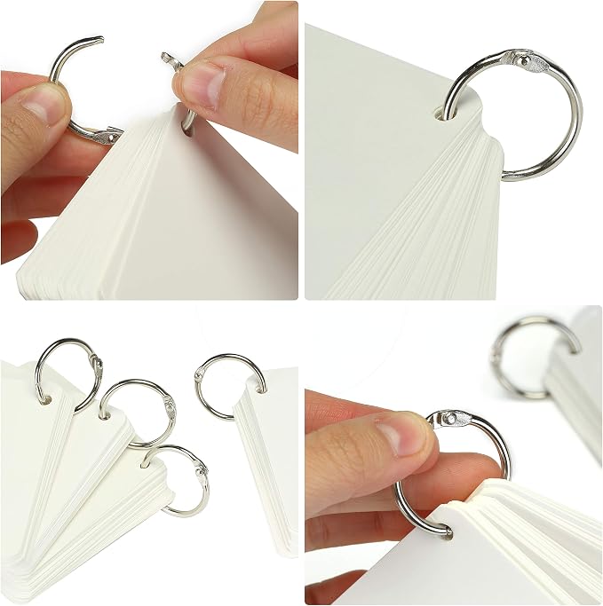 Mr. Pen- Loose Leaf Binder Book Rings, 1 Inch, 40 Pack | Metal Binder Rings - Image 7