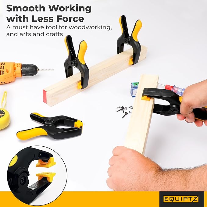 EQUIPTZ 6 inch Spring Clamps Heavy Duty - Image 5