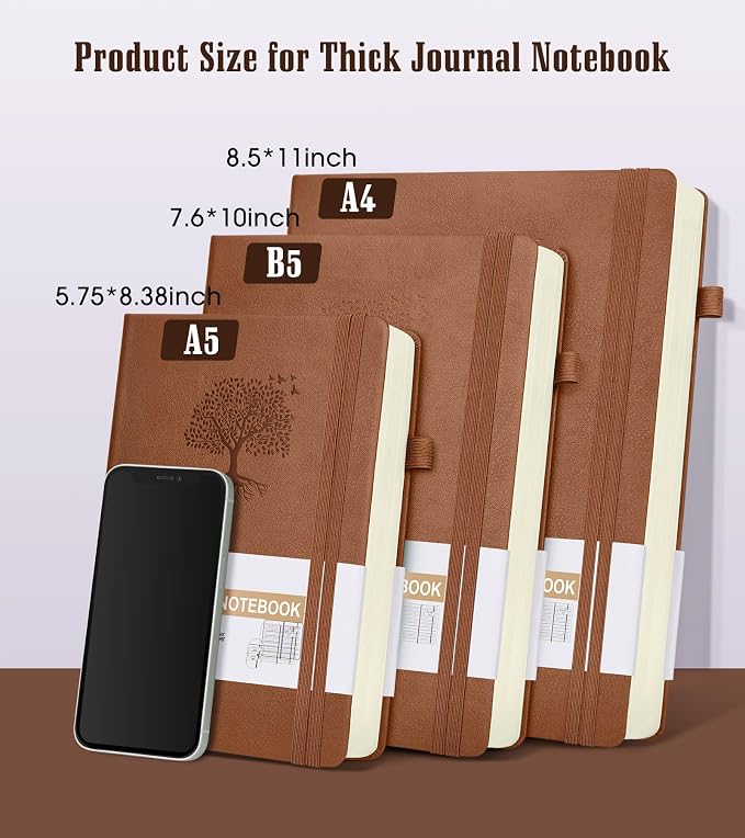 Lined Journal Notebook -365 Pages A4 Big Journal - Image 2