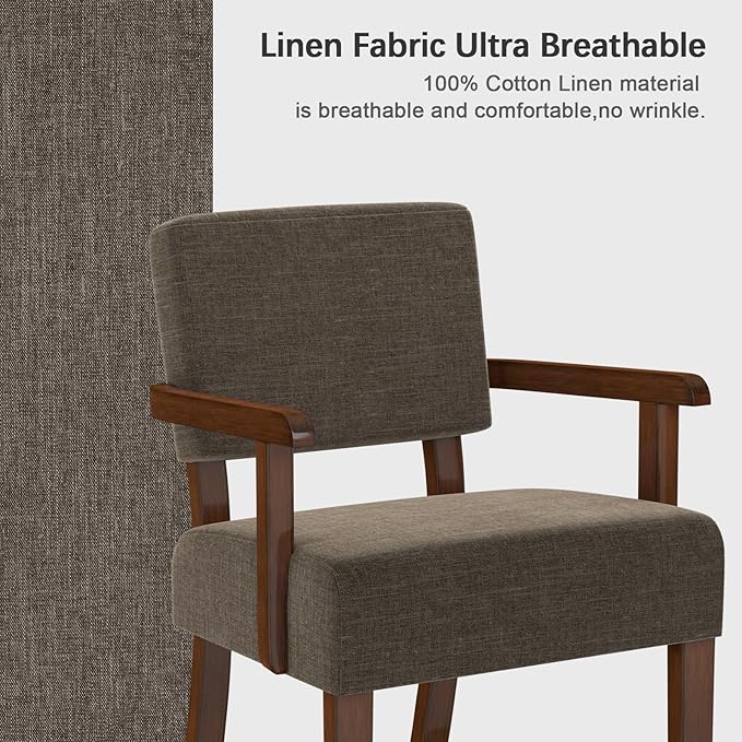 Accent Chair, Living Room Chairs Oversized with Soft Seat and Armrests for Dinning Bedroom Reading and Waiting Rooms-DeskLoop Office