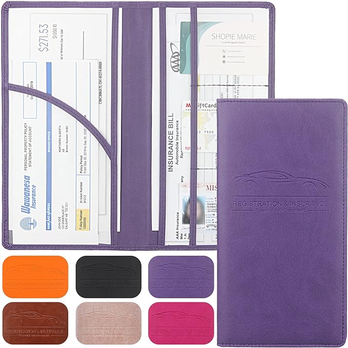 LumiMokki Premium Car Registration & Insurance Card Holder by LumiMokki