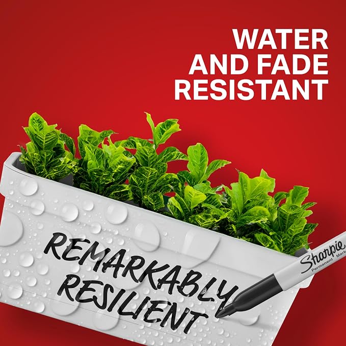 Sharpie Permanent Markers, Fine Tip, Fade Resistant, - Image 5