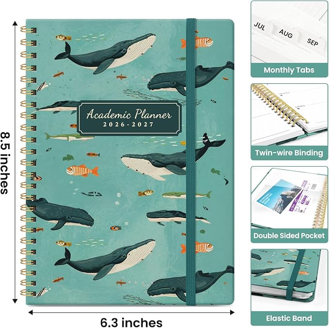 Planner 2026-2027, Academic Year Monthly and Weekly Calendar Planner, Jul 2026 - Image 4