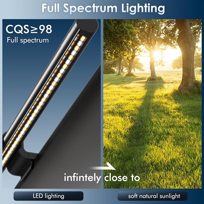 Quntis Monitor Light Bar with Remote, 20.1'' Dual Light Screen Light Bar - Image 7