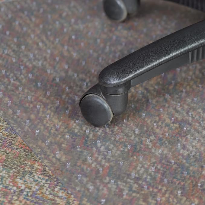 Romig Clear Carpet Office Chair Mat – Anti-Slip Gripper Surface - Image 3