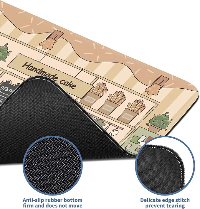 Cute Mouse Pad Large Desk Mat Extended Keyboard Pad Funny XL Mousepad - Image 4