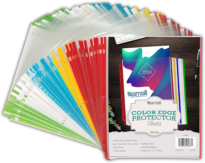 SAMSILL Colored-Edge Sheet Protector Family - Image 9
