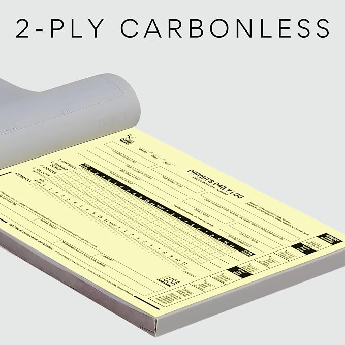 10 Pack Driver Daily Log Books for Truck Drivers - Image 4