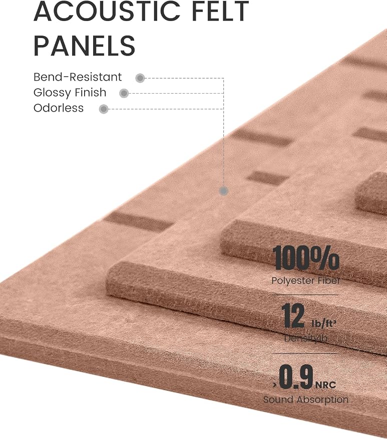 Large Felt Bulletin Board 48" x 36" Cork Board Alternative-12 Pack - Image 4