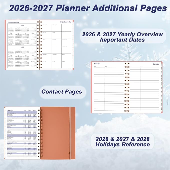 Day Planner 2026-2027, Weekly and Monthly Planner 2026, from Jan 2026-Jun 2027 - Image 4