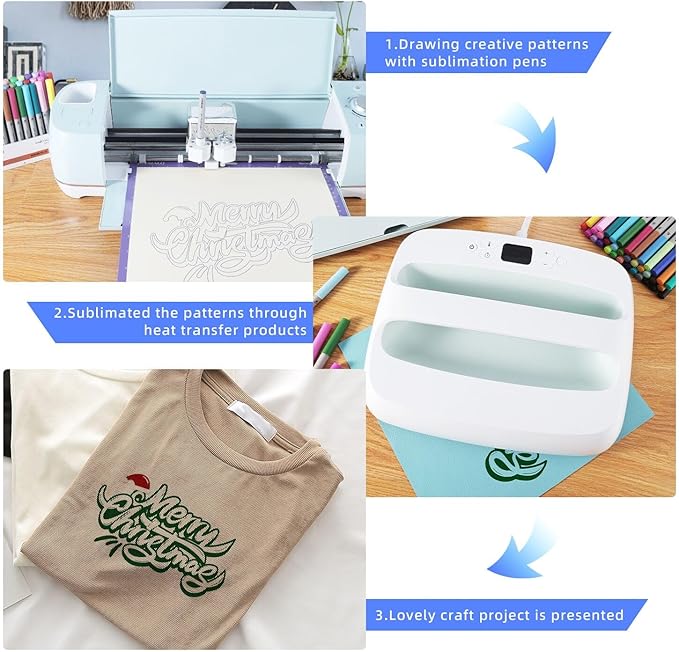 DOOHALO Sublimation Markers Infusible Pens Compatible with Cricut Maker 3/Maker/Explore 3/Air 2/Air 1.0 Tips Sublimation Ink Pens for Mug Press Easy Pressing-DeskLoop Office