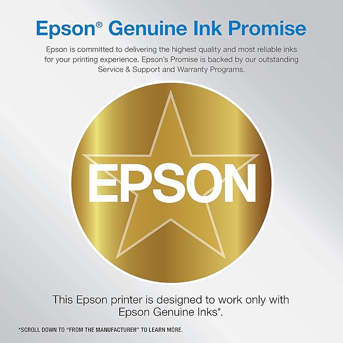 Epson® Workforce® Pro WF-4820 Wireless Color Inkjet All-in-One Printer, Black, Large & T252 DURABrite Ultra Ink High Capacity Black & Standard Color Cartridge Combo Pack (T252XL-BCS)-DeskLoop Office