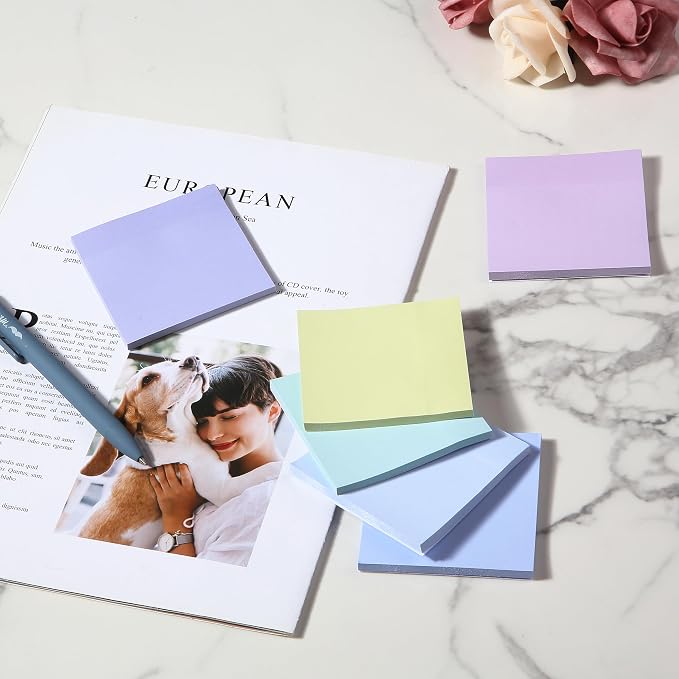 Mr. Pen- Sticky Notes, 12 Pads, 600 Sheets, Summer Colors | Sticky Notes Bulk - Image 7