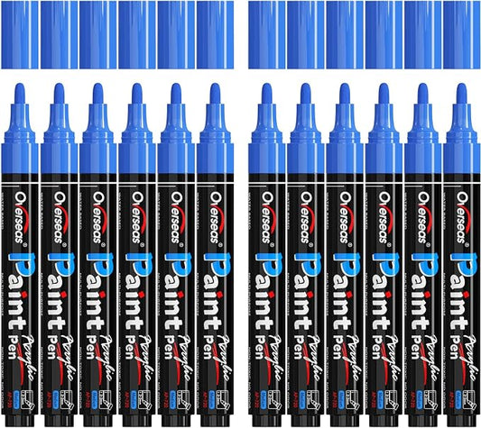Overseas Blue Paint Pens Paint Markers by Overseas