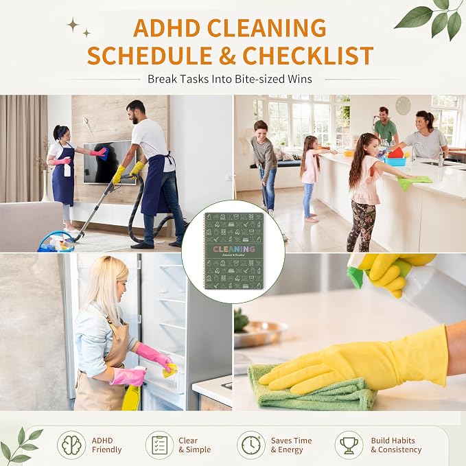 60-Week ADHD Cleaning Planner for Adults & Teens – Stress-Free Cleaning - Image 8