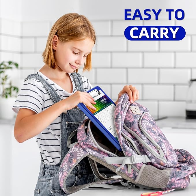 Clipboard with Storage, Plastic Storage Nursing Slim Clipboard with Low Profile - Image 5