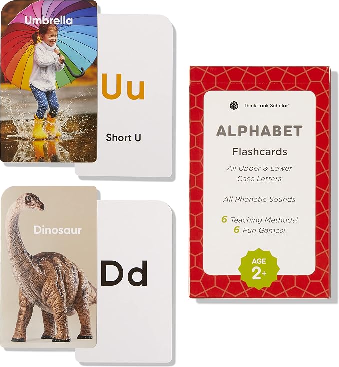 Award-Winning Alphabet Flash Cards by ThinkTankScholar