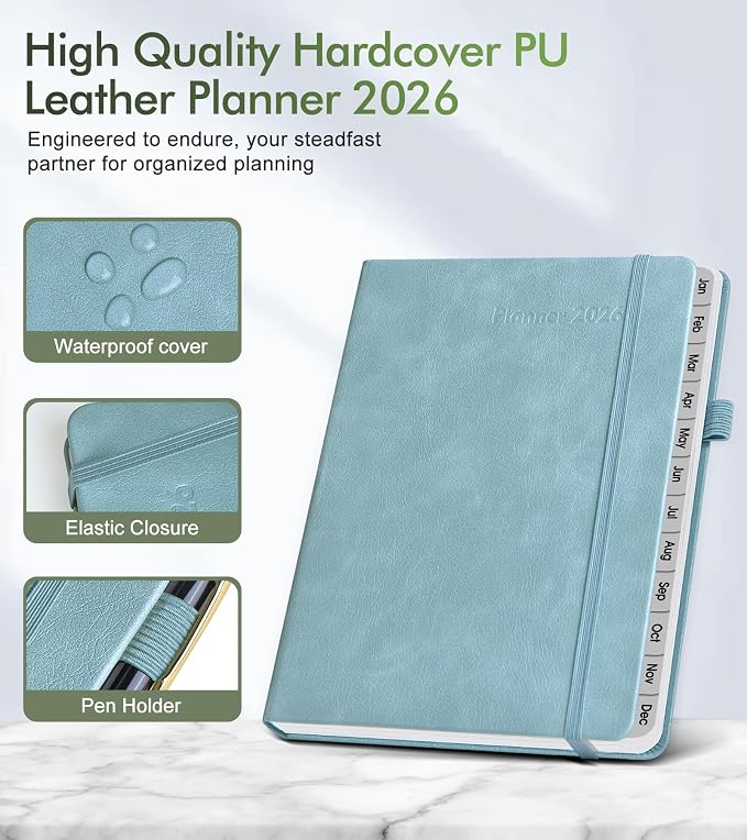 2026 Weekly & Monthly Planner, 12 Months Hardcover Planner from January 2026 - Image 4