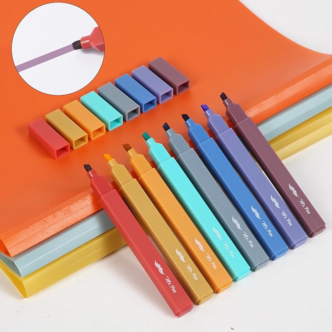 Mr. Pen- Aesthetic Highlighters No Bleed, 8 Pack, Cute Highlighters Assorted - Image 6