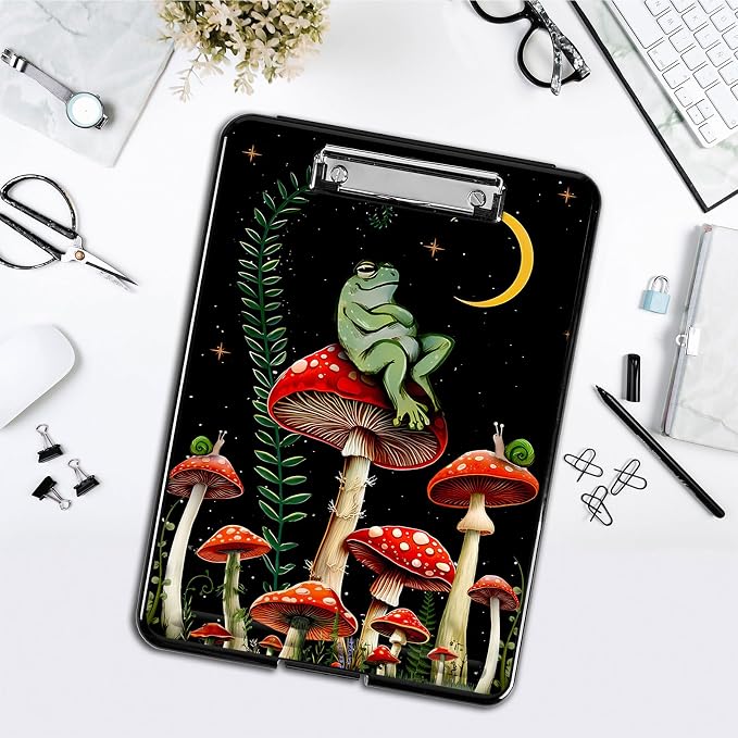 Clipboard with Storage, Office Supplies Nursing Clipboards Folder with Pen - Image 4