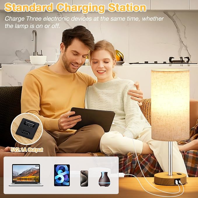 Dicoool Touch Bedside Table Lamp - Image 4