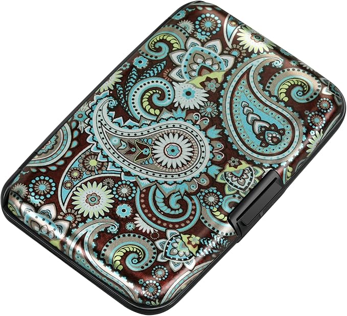 ELFISH Mini RFID Aluminum Wallet Credit Cards Holder Business Card Case Metal by ELFISH