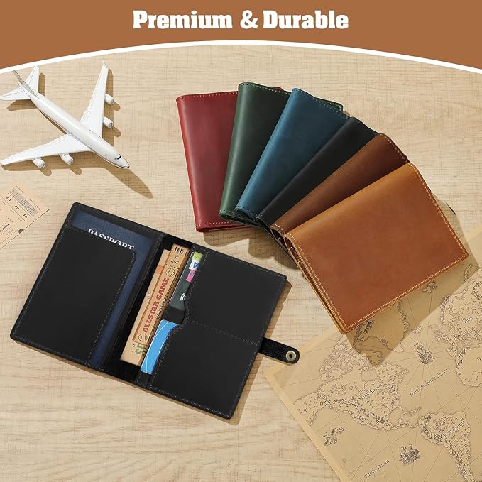 Jack&Chris Genuine Leather Passport Holder - Image 7