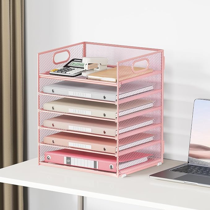 6 Tray Paper Organizer Letter Tray - Image 6