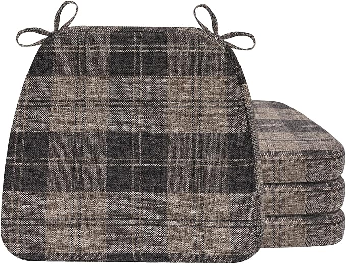 AAAAAcessories D-Shaped Chair Cushions, Machine-Washable Cover by AAAAAcessories