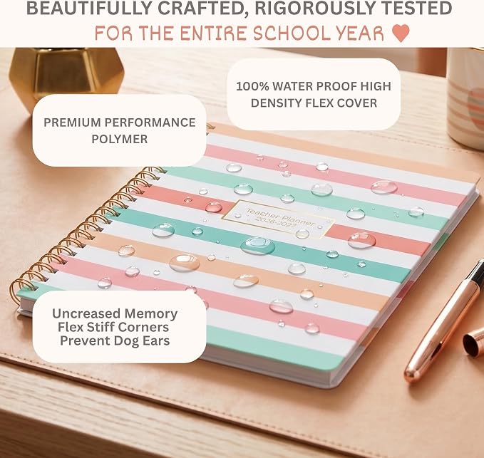 Teacher Planner 2026-2027, Horizontal Lesson Plan Book - Image 3