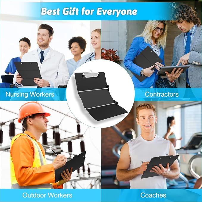 Clipboard Foldable Without Edition Cheat Sheets Aluminum 3 Layers Foldable - Image 7