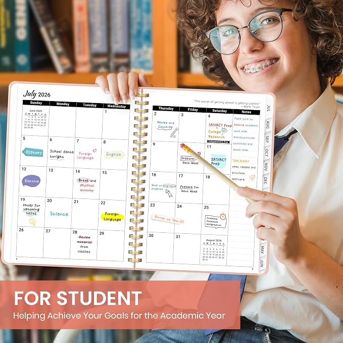 Planner 2026-2027 for Women & Men, Academic Monthly and Weekly Calendar Planner - Image 6