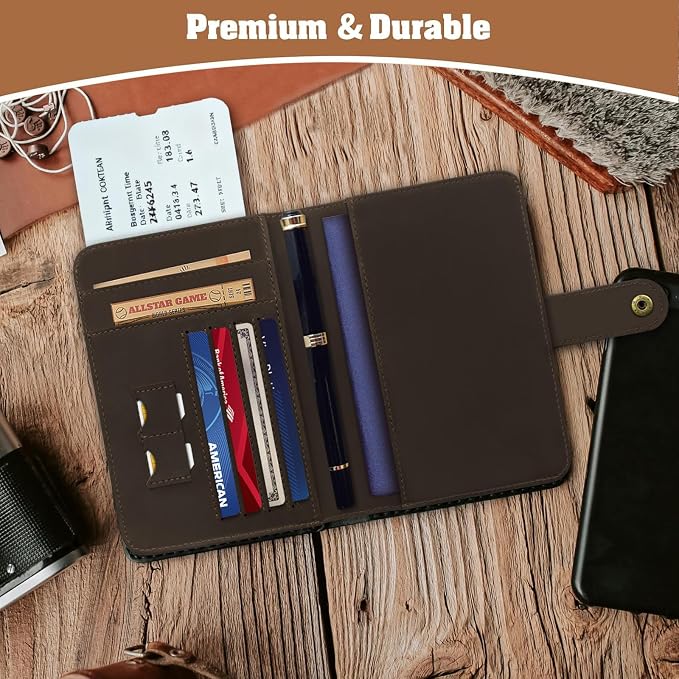 Jack&Chris Genuine Leather Handmade Passport Holder - Image 7