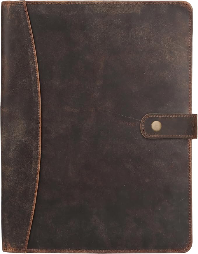 KomalC Leather Portfolio Folder - Image 2